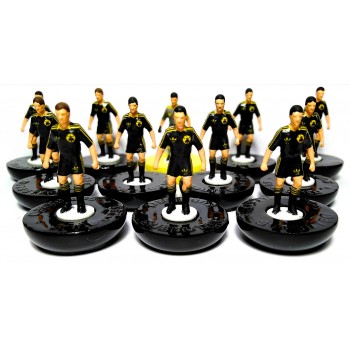 Subbuteo Andrew Table Soccer AEK away 1979-1980 on Classic Hasbro Bases